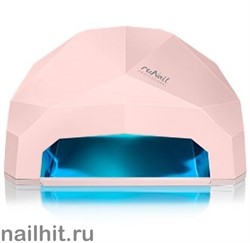 3228 RuNail Лампа LED/UV излучения 24вт (СВЕТЛО-РОЗОВАЯ)