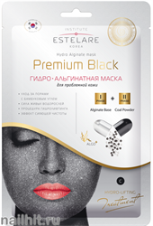 145325 Estelare Гидро-Альгинатная маска Premium Black для проблемной кожи