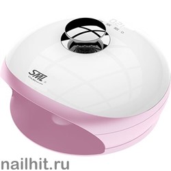 13939 SML S1 Лампа для ногтей LED/UV (48Вт, 33 светодиода LG) Pink base white cover