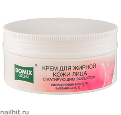 11067 Domix 388105 Крем для лица с матирующим эффектом 75мл для жирной кожи
