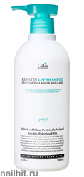 13115 Lador 1053 Шампунь для волос бессульфатный с кератином 530мл Keratin LPP-Shampoo